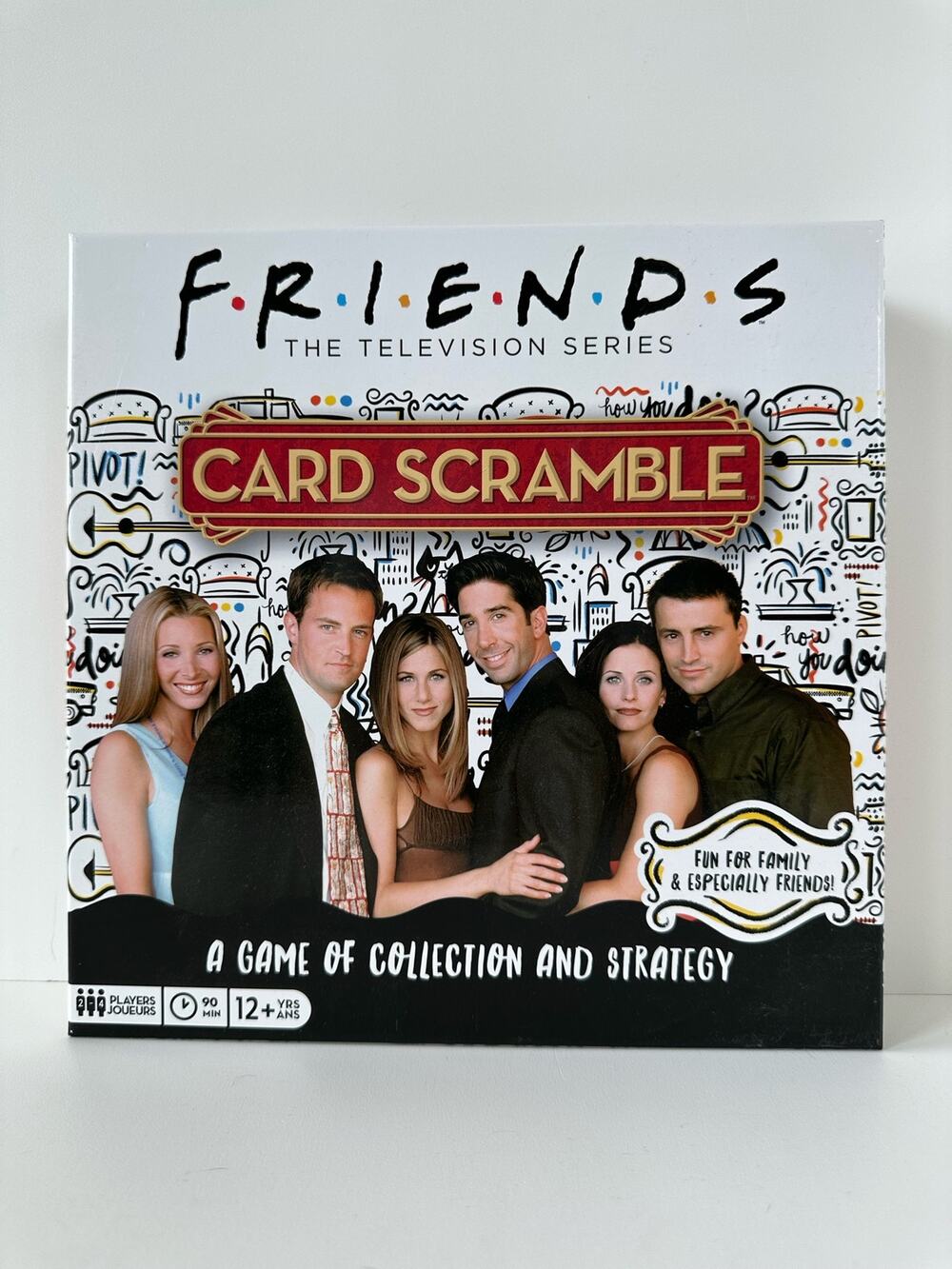 Friends Card Scramble Board Game, Party Game Officially Licensed, NIB